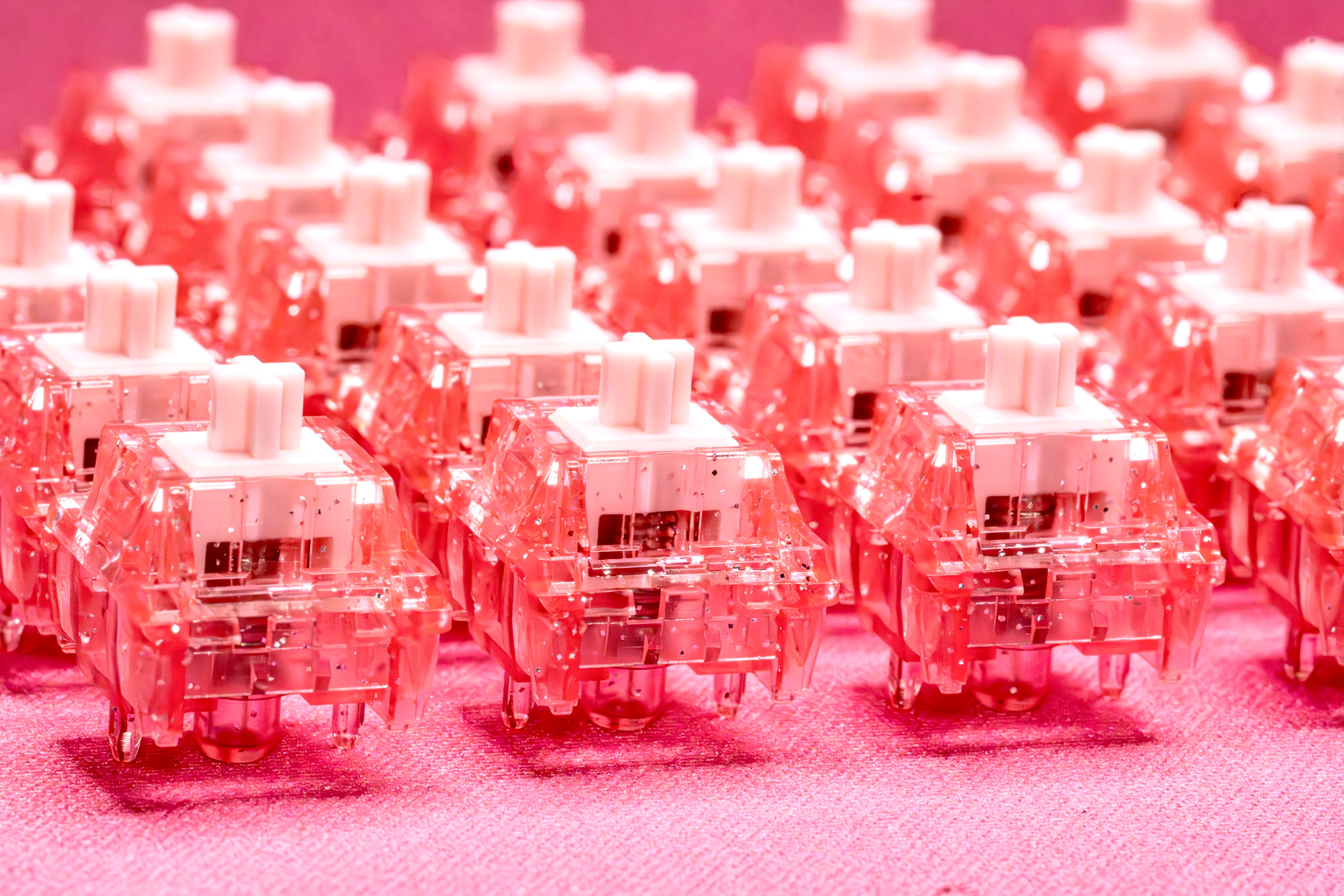 HMX Su Color R2 Pink Linear Switch Factory Lubed Edition