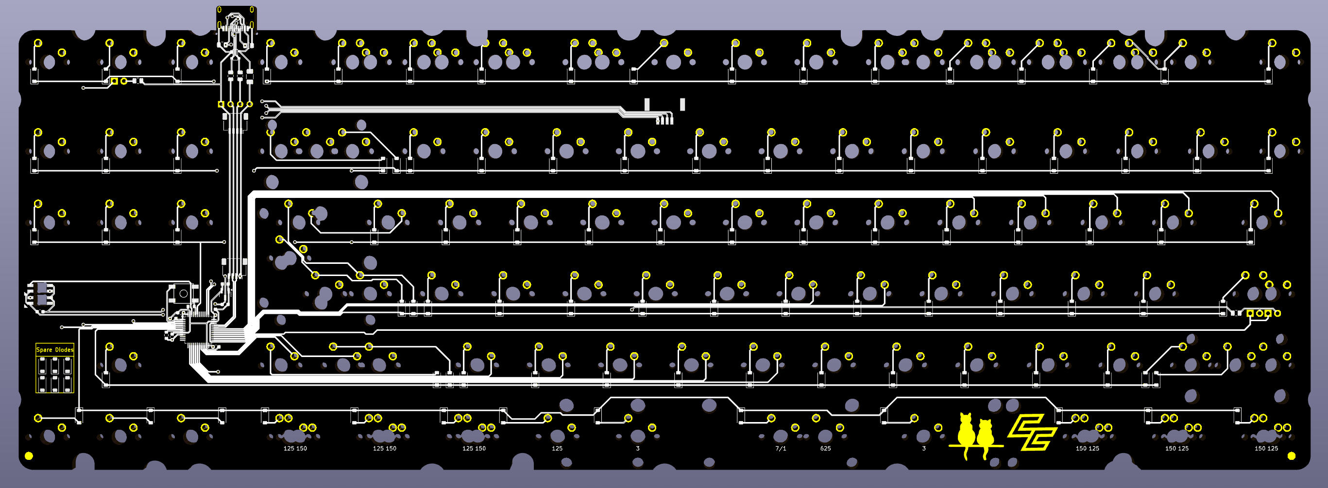 Commission Corner H87/H88 Solder TKL PCB