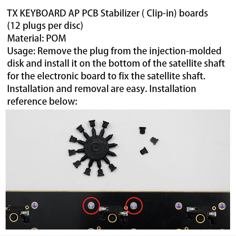 TX AP (Almost Perfect) Clip-In Stabilizers